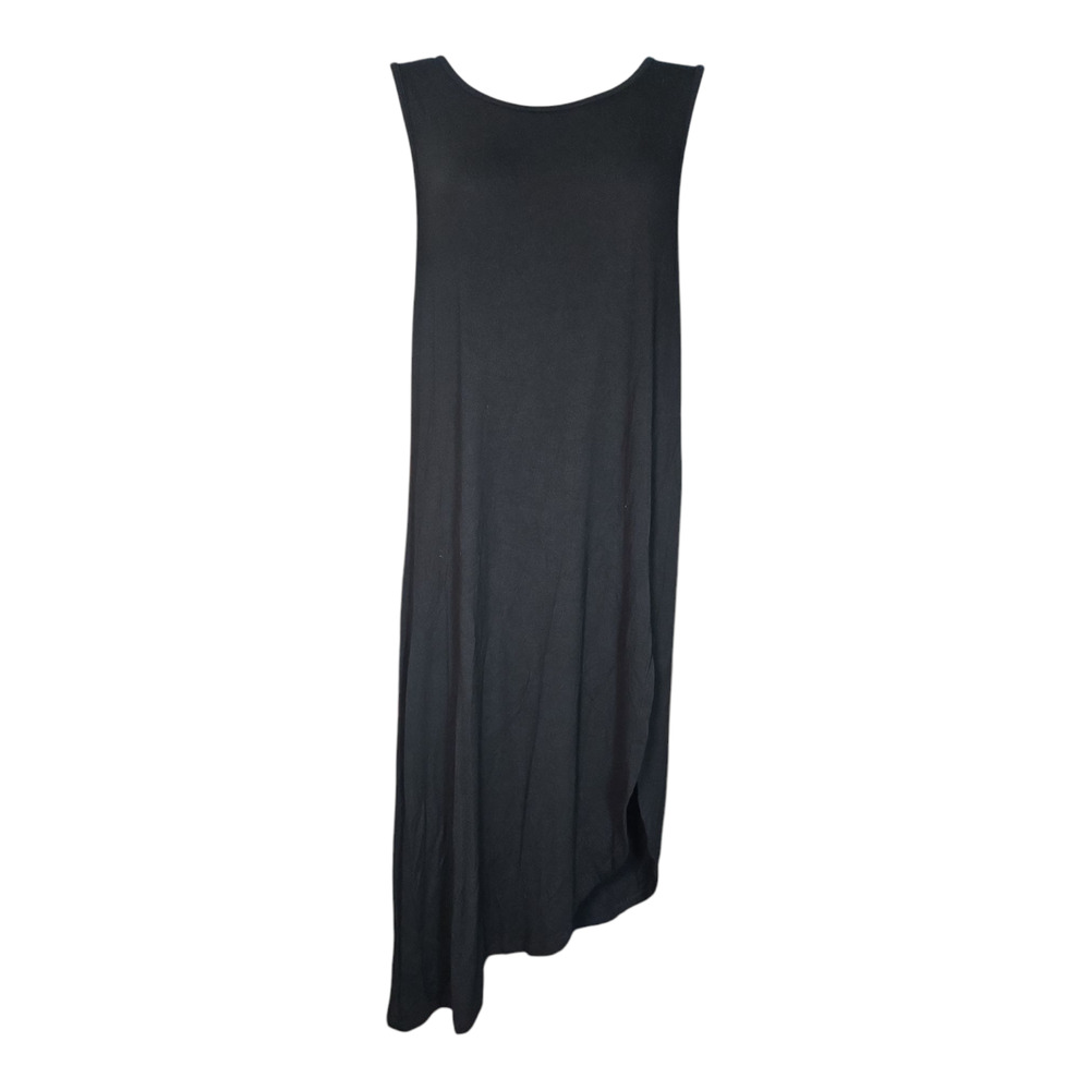Guess Women Large NWT Jet Black Sleeveless Maxi Top Basic Staple Spring Summer